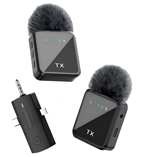F11 Double MIC ANC + ECHO Mode with Wind Muff Cover. (TypeC + iPhone + Android)