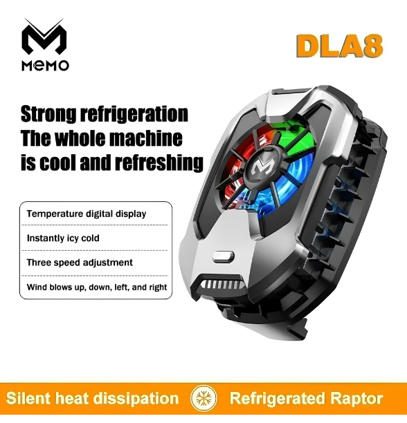 Cooling fan DLA8 Cooling fan for gaming DLA8 best mobile cooler mobile phone radiator compatible with android and IOS