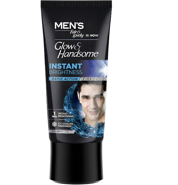 Glow And Handsome Instant Brightness Mens Face Wash